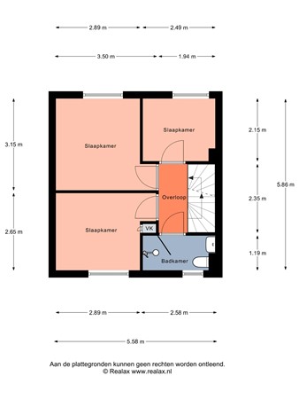 Floorplan - Johannes Post 8, 3751 XG Bunschoten-Spakenburg